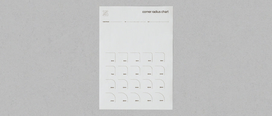 The Corner Radius Chart: A handy corner radii reference for designers