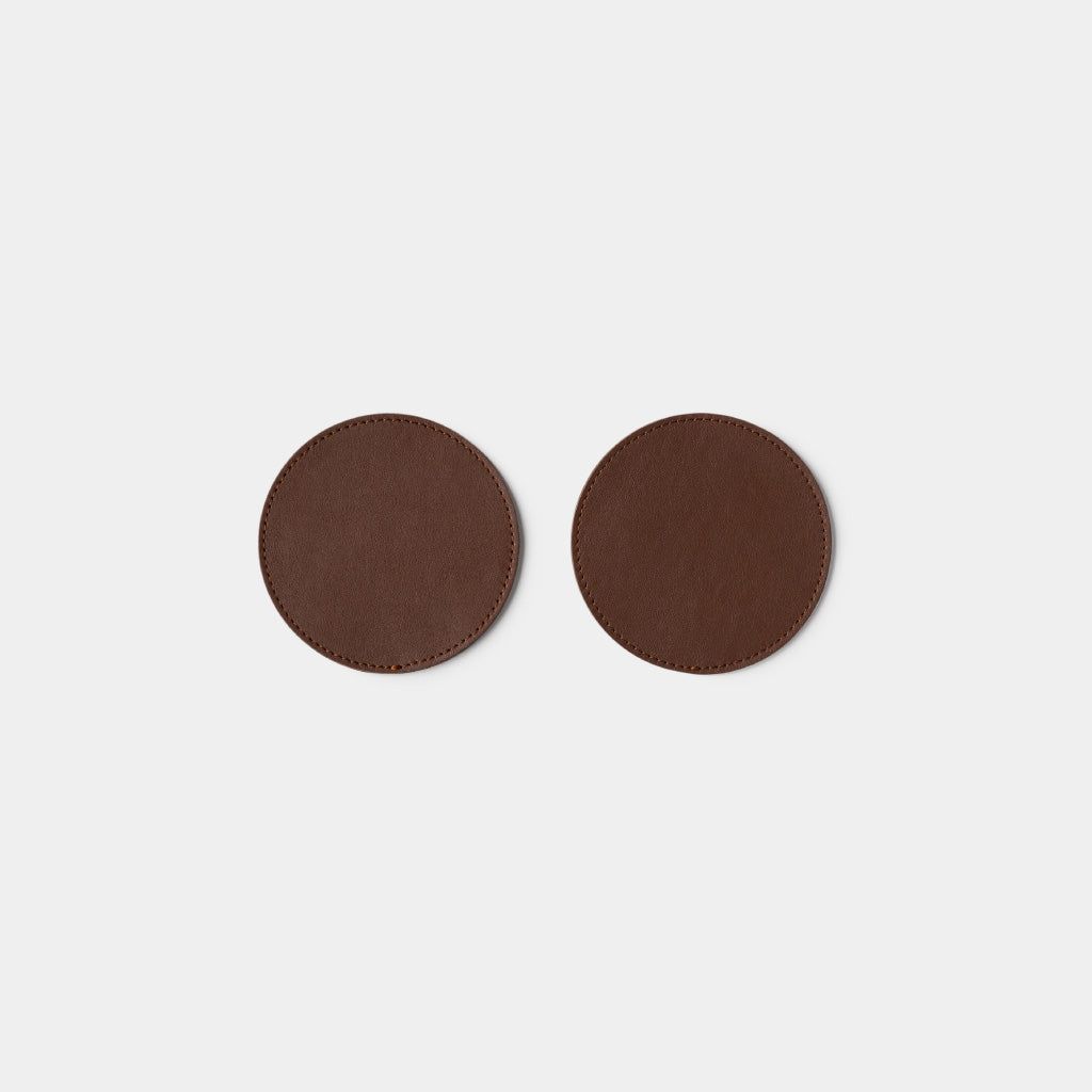 Leather Coasters Round