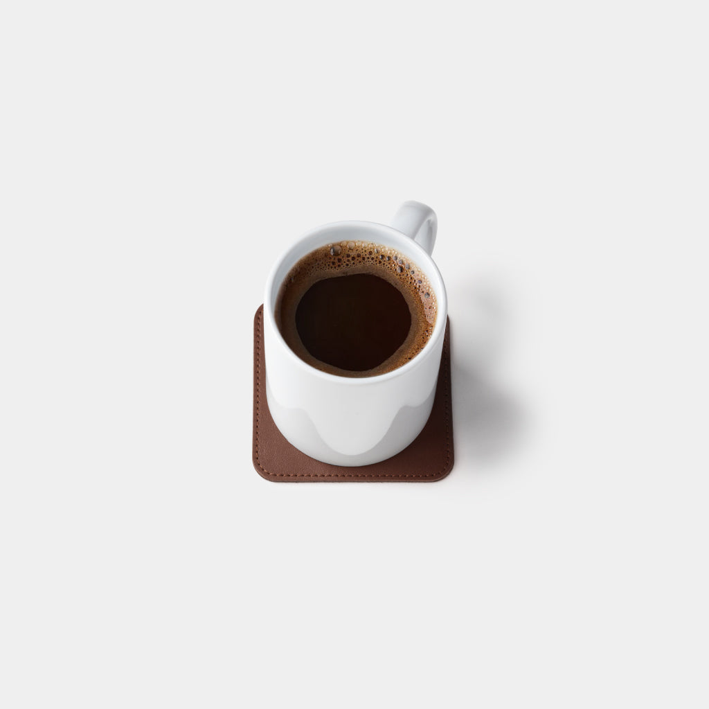 Leather Coasters Square