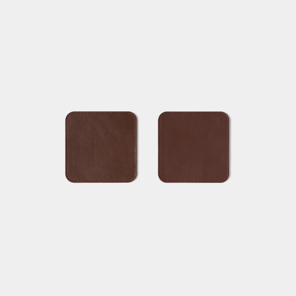 Leather Coasters Square