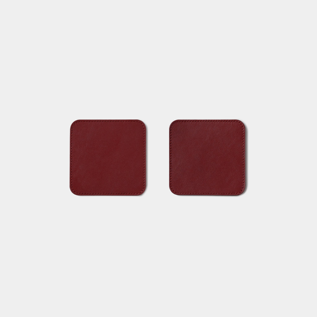 Leather Coasters Square