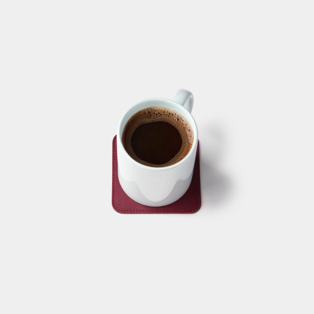 Leather Coasters Square
