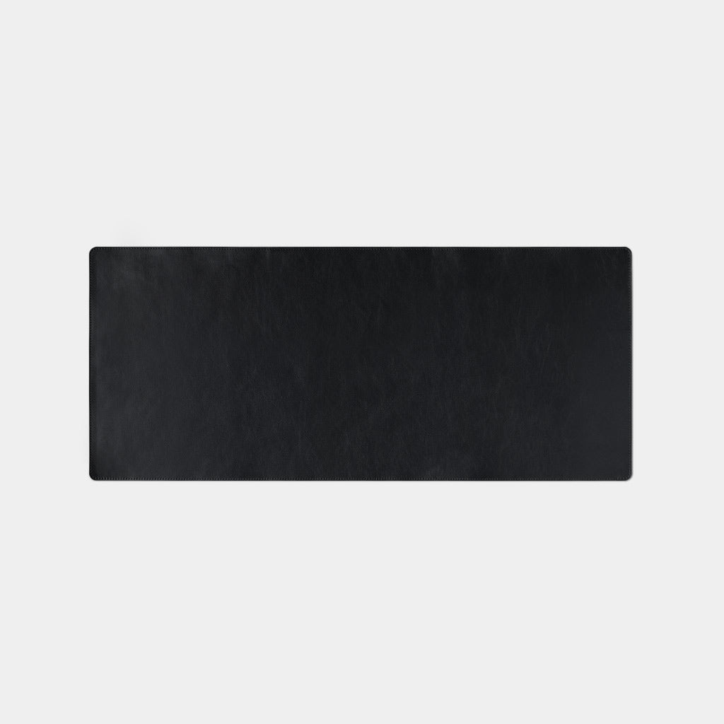 Leather Desk Mat - Black