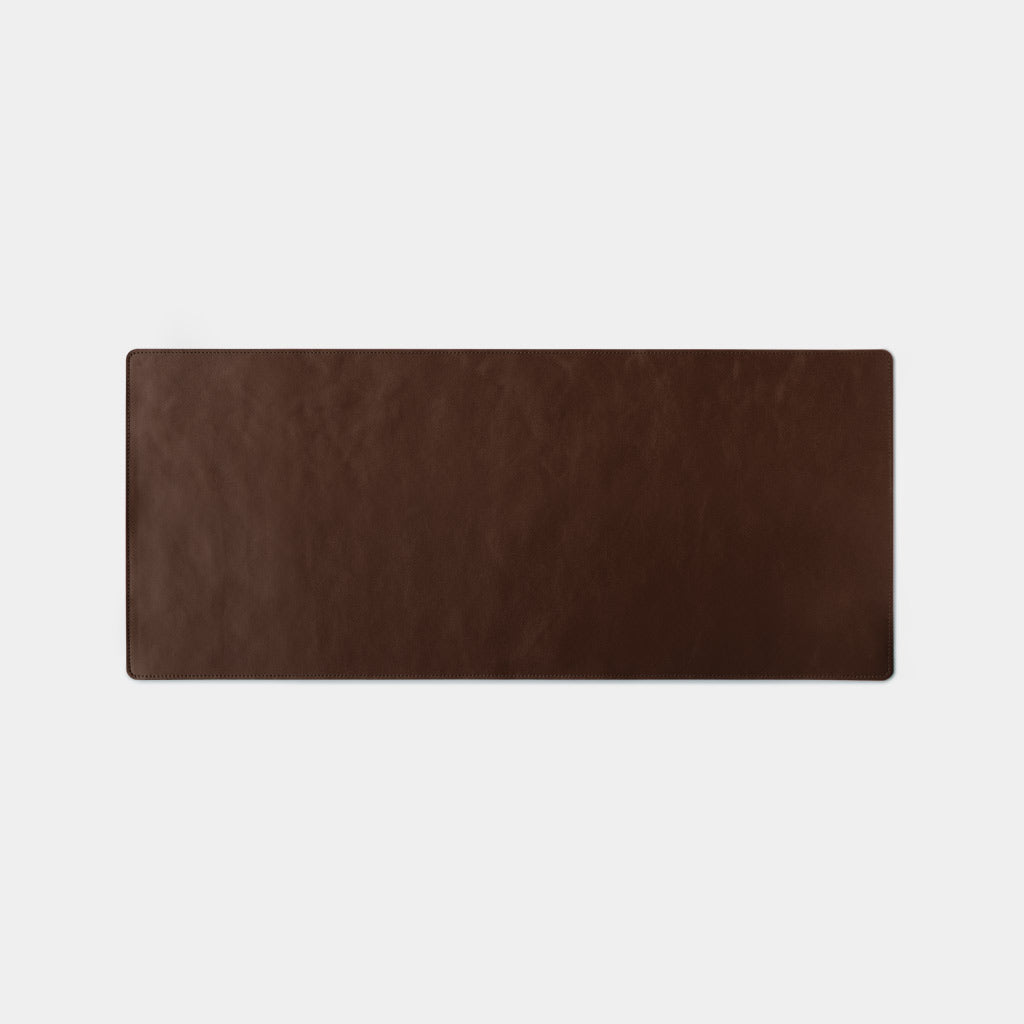 Leather Desk Mat - Coffee