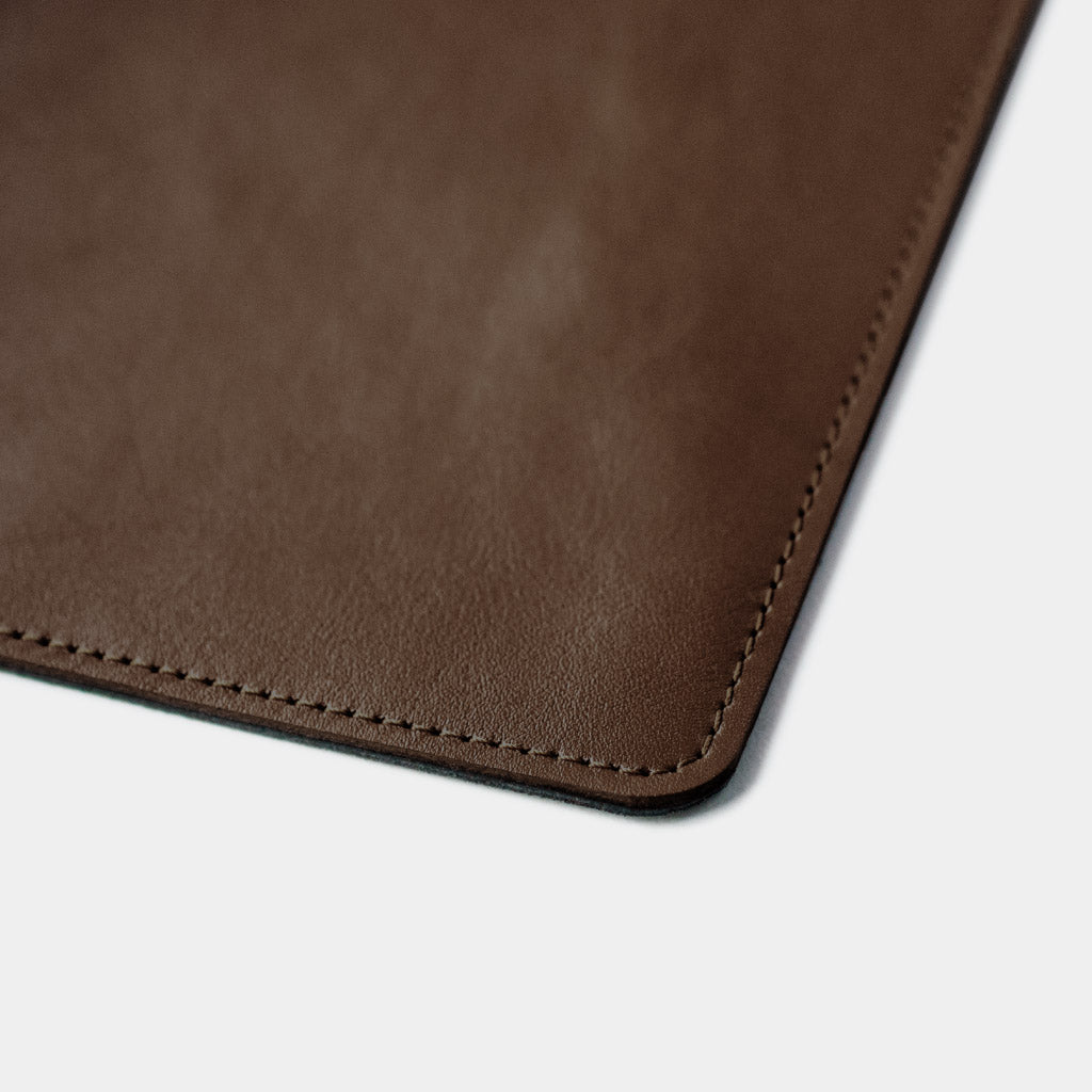 Leather Desk Mat XL - Coffee