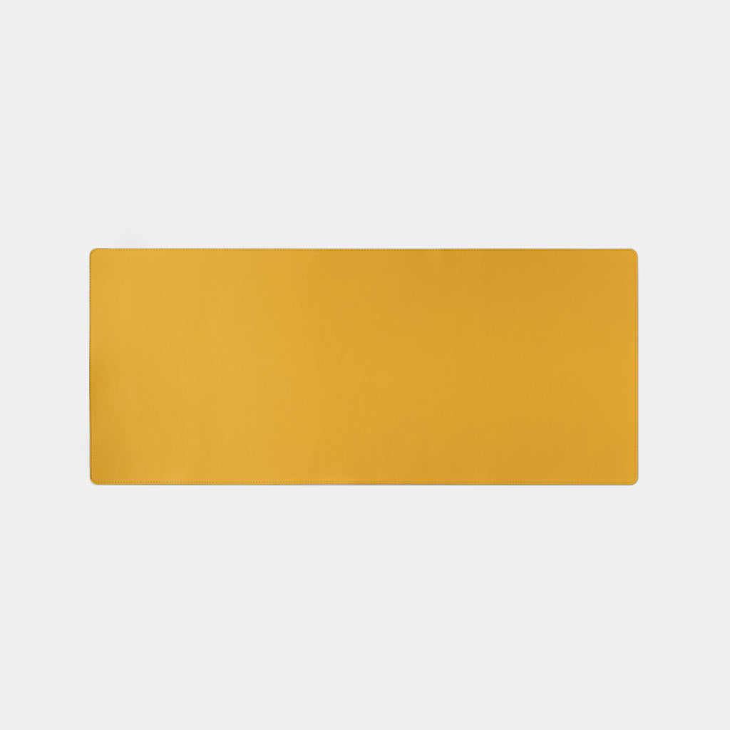 Leather Desk Mat - Lemon