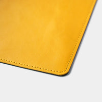 Leather Desk Mat XL - Lemon