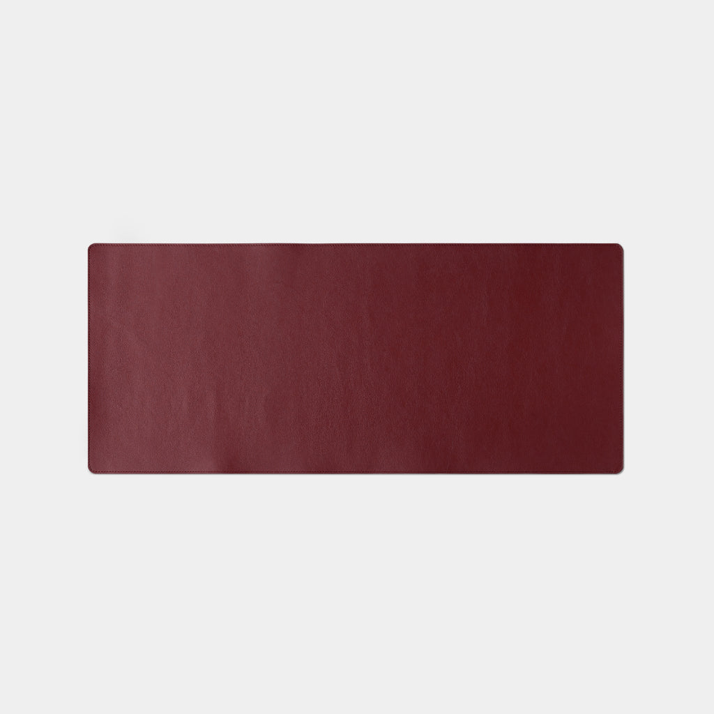 Leather Desk Mat - Merlot