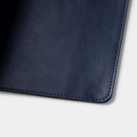 Leather Desk Mat - Navy