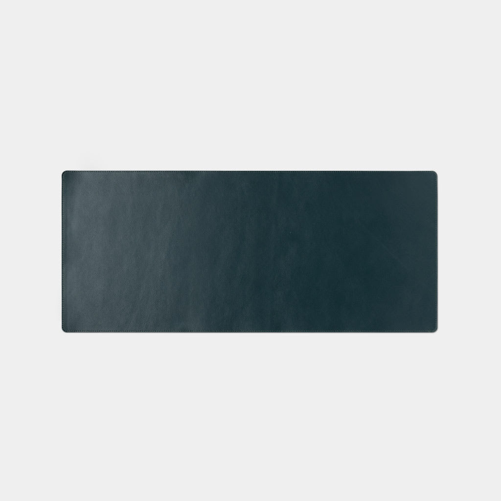 Leather Desk Mat - Teal