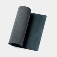 Leather Desk Mat - Teal