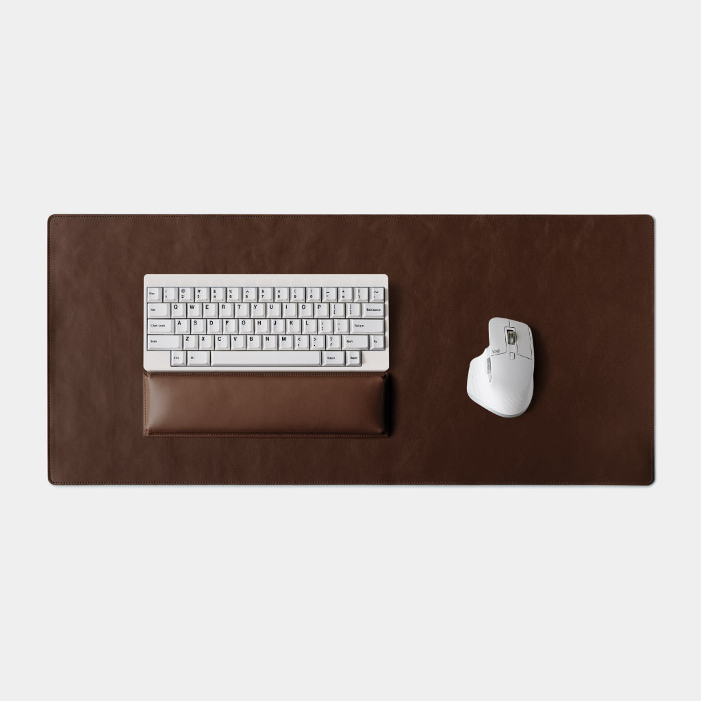 Leather Desk Mat XL - Coffee