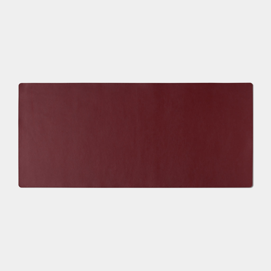 Leather Desk Mat XL - Merlot