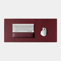 Leather Desk Mat XL - Merlot