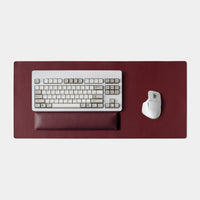Leather Desk Mat XL - Merlot