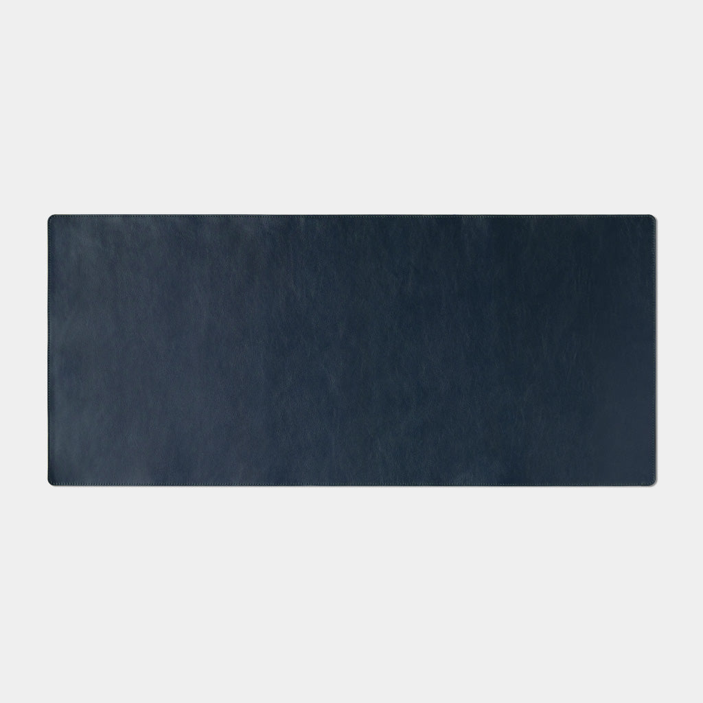 Leather Desk Mat XL - Navy