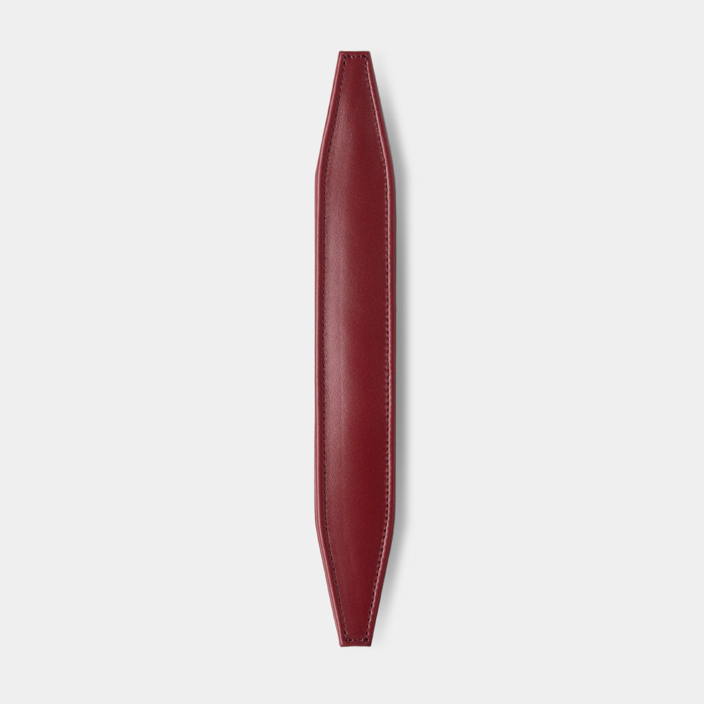 Grado Leather Headband - Merlot