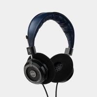 Grado Leather Headband - Navy