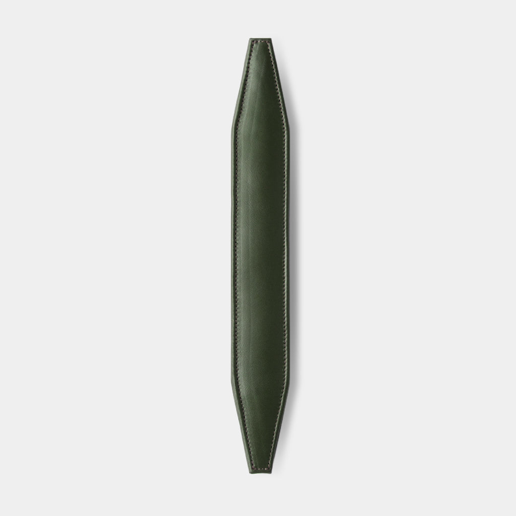 Grado Leather Headband - Olive