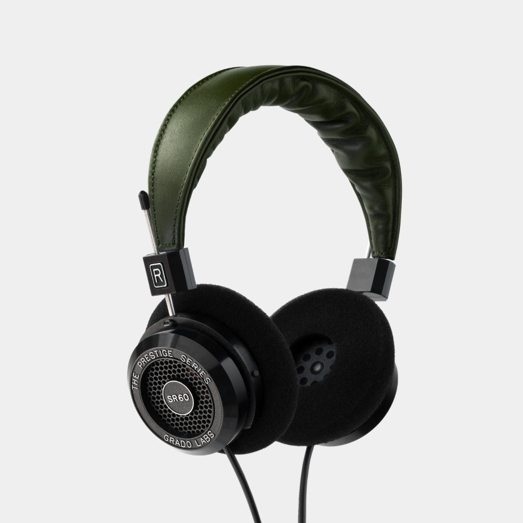 Grado Leather Headband - Olive