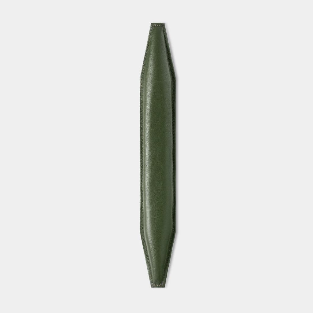 Grado Leather Headband - Olive