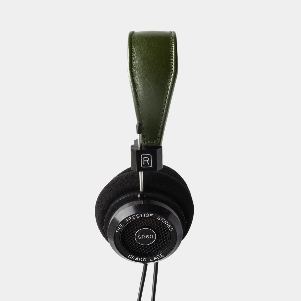 Grado Leather Headband - Olive