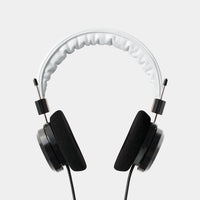 Grado Leather Headband - White