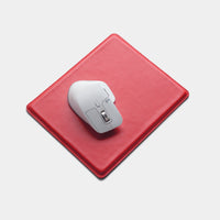 Leather Mousepad - Cranberry