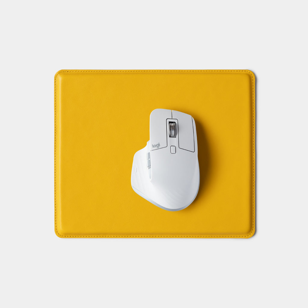 Leather Mousepad - Lemon