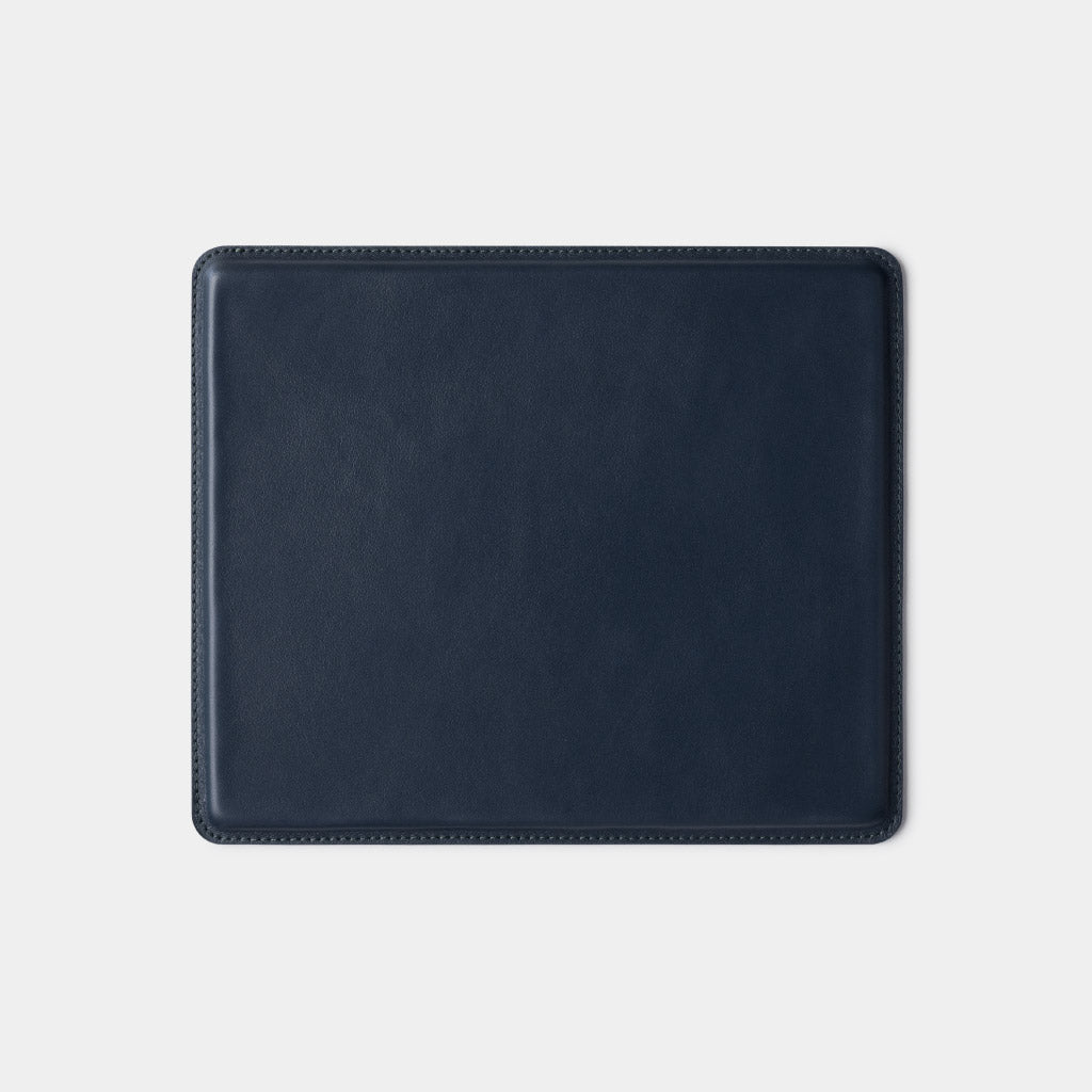 Leather Mousepad - Navy