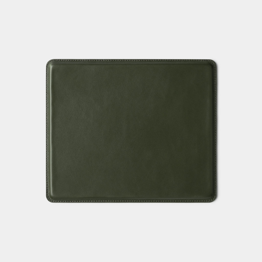Leather Mousepad - Olive