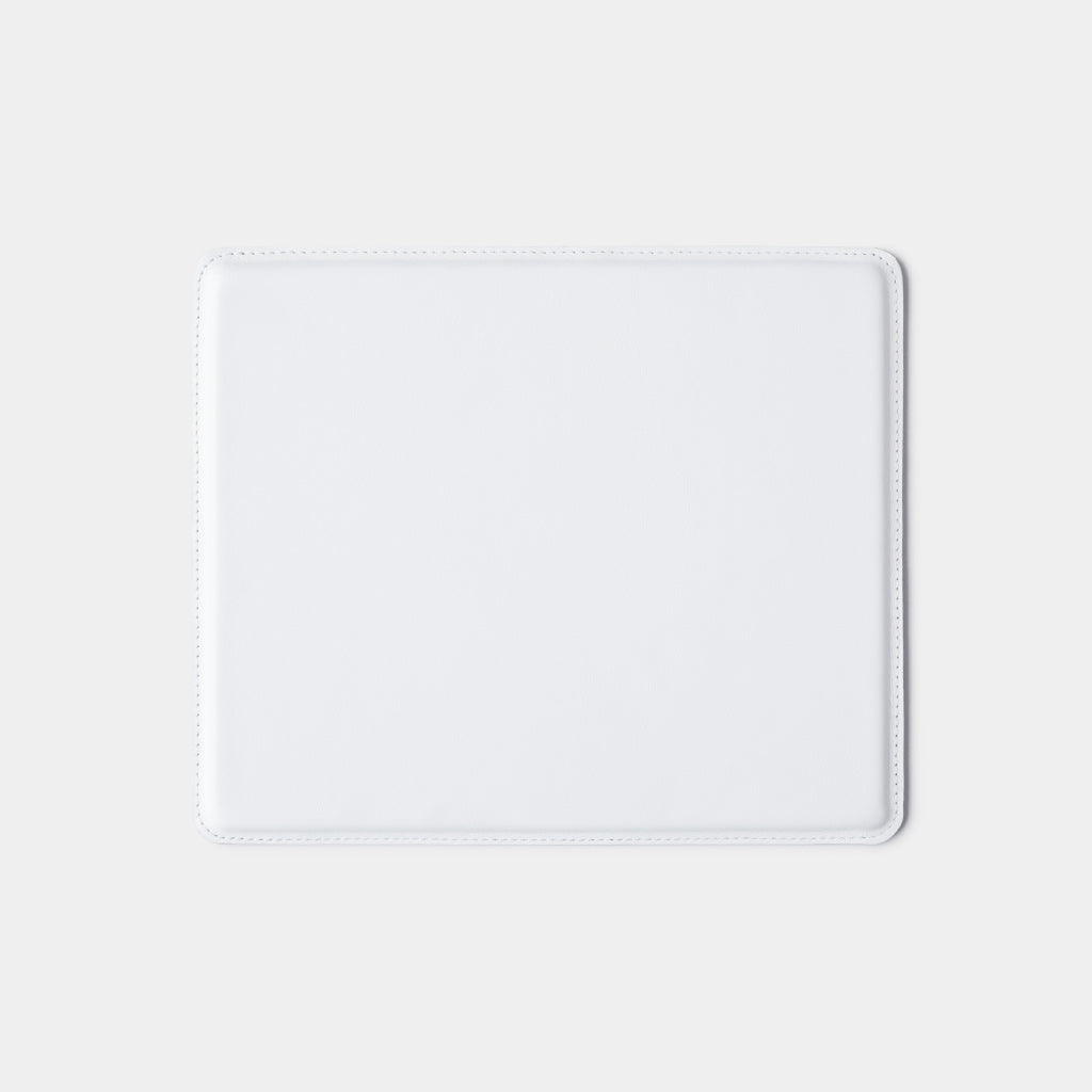 Leather Mousepad - White
