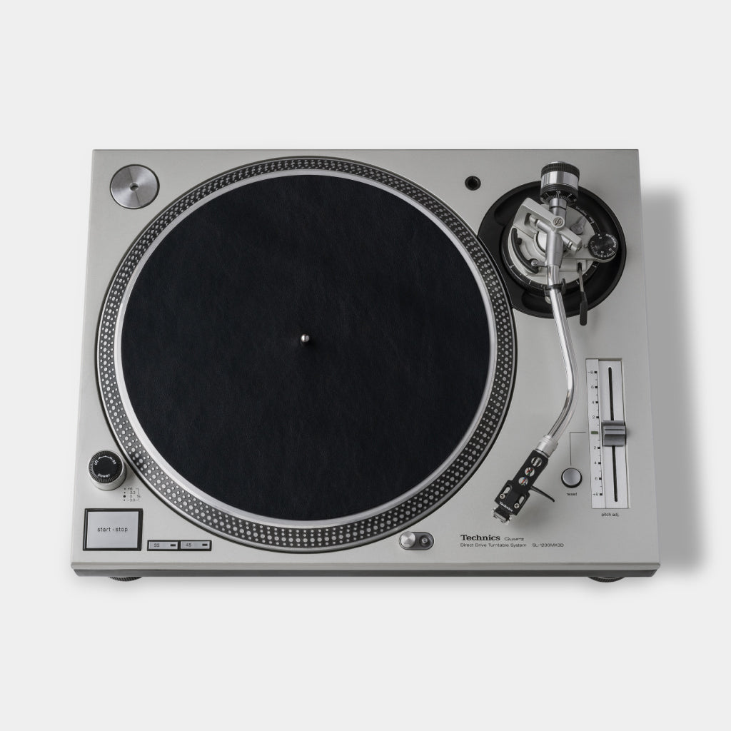 Turntable Leather Platter Mat - Black · Turbulent Labs