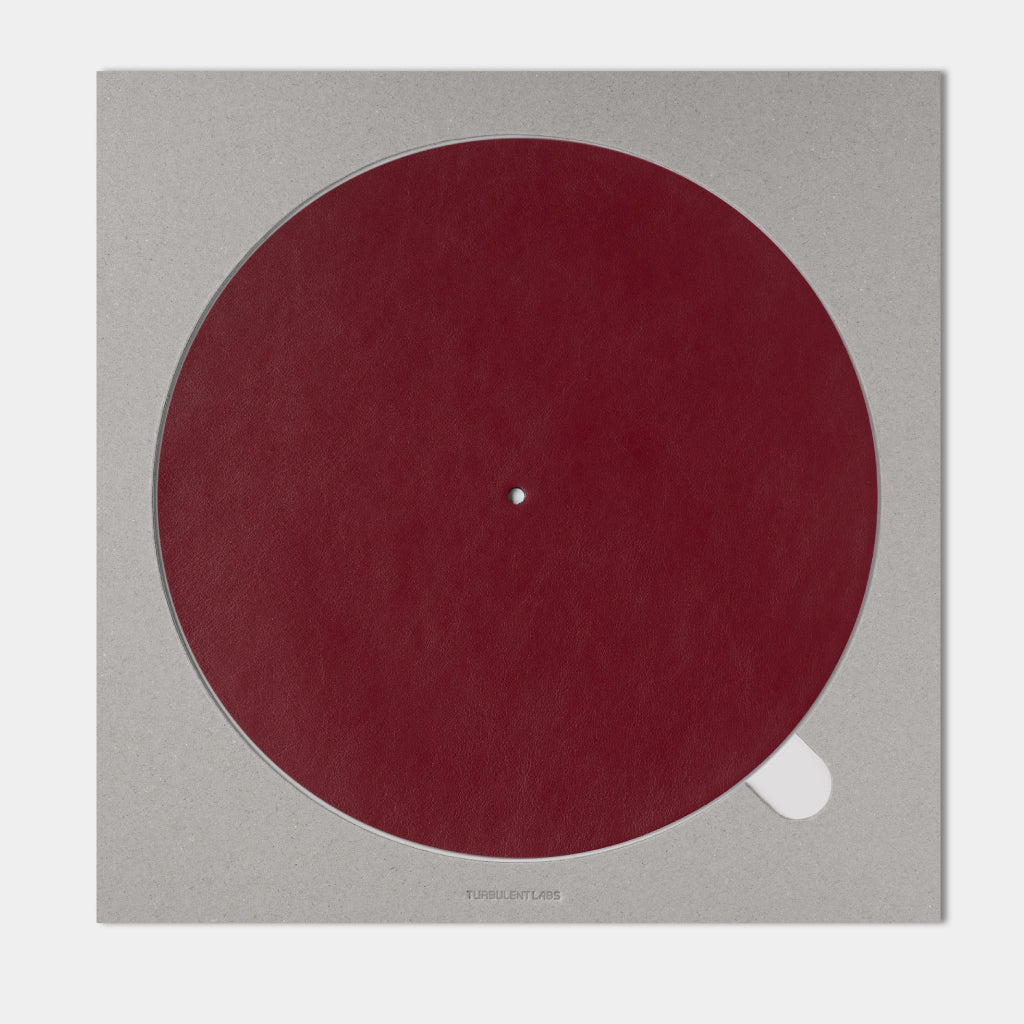 Turntable Leather Platter Mat · Turbulent Labs
