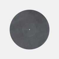 Turntable Leather Platter Mat - Slate