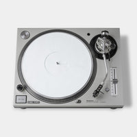 Turntable Leather Platter Mat - White